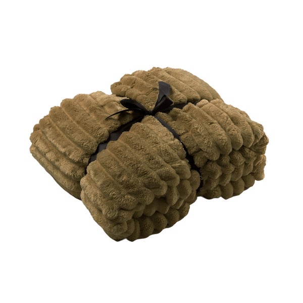 Zusammengebundene Kuscheldecke