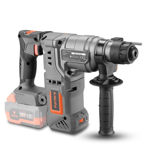Fuxtec Akku Bohrhammer FX-E1RH20 mit 20 Volt E-Fux-System Akku für effizientes Bohren und Hammerbohren