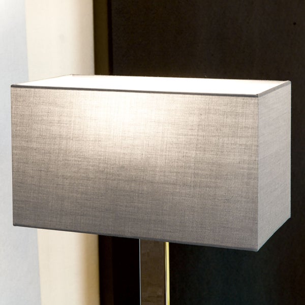 Rechteckiger Lampenschirm 32 x 16 x 18 cm grau