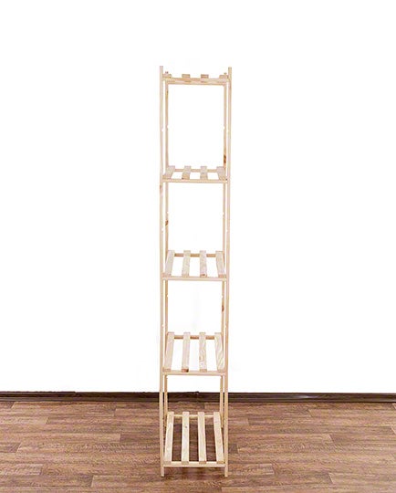 PROREGAL Holzregal Timbercraft HxBxT 170 x 65 x 28,5 cm Fachlast 35 kg 5 Fachboden 1,4 cm Dickes Kiefernholz Natur