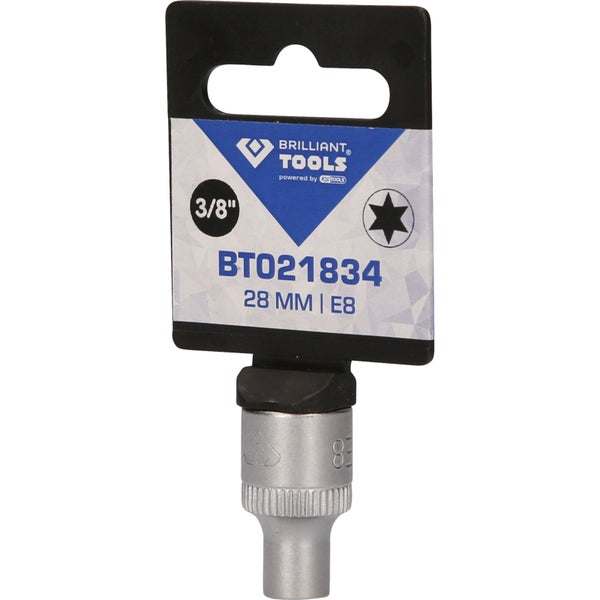 BRILLIANT TOOLS 3/8 Torx-E-Stecknuss E8 - BT021834
