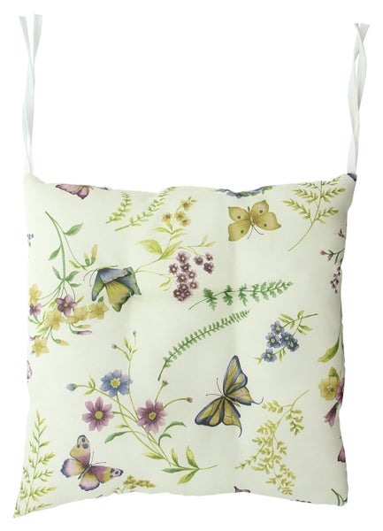FRANK FLECHTWAREN | Stuhlkissen Sommerwiese, POLYESTER, 38 x 38 cm