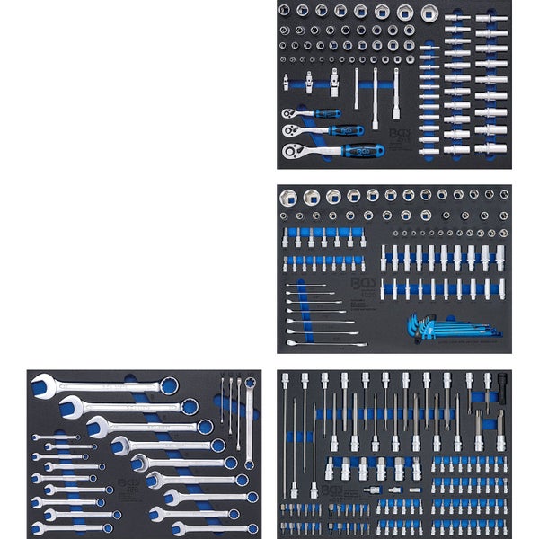 BGS Werkzeugsortiment in Werkzeugkoffer Einlagen