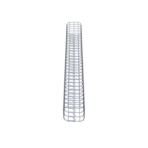Gabionensäule 17 x 17 cm, MW 5 x 5 cm eckig - Höhe: 1,40 m