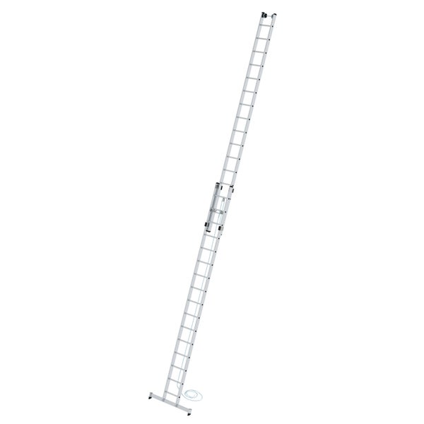 PROREGAL Sprossen-Seilzugleiter 2-Teilig mit Traverse 2 x 16 Sprossen