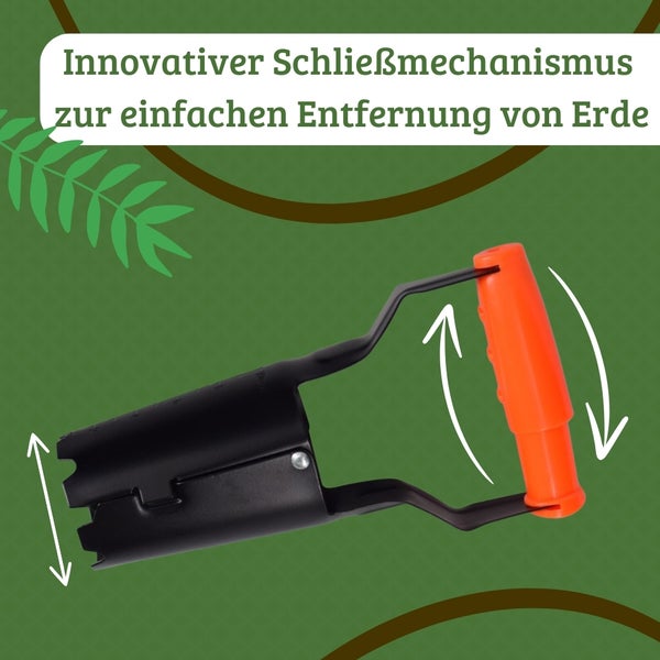 Zwiebelpflanzer Garten Blumenzwiebelpflanzer Zwiebelstecher Auslöseautomatik Pflanzhilfe für Blumenzwiebeln Pflanzautomat