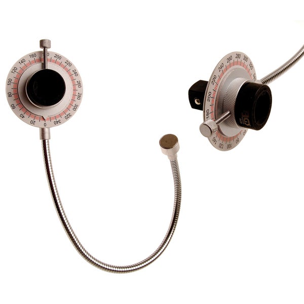 BGS Drehwinkel-Messgerät mit Magnetarm Antrieb Innenvierkant 20 mm (3/4) - 8439