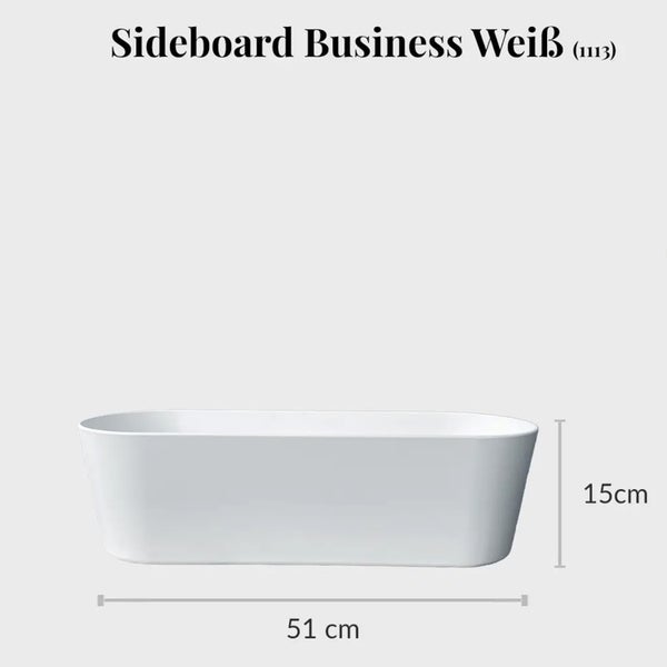 Freistehende Badewanne mit den Maßen 51 cm mal 15 cm.