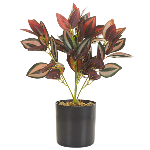 Kunstpflanze TRADESCANTIA 35 cm Rot