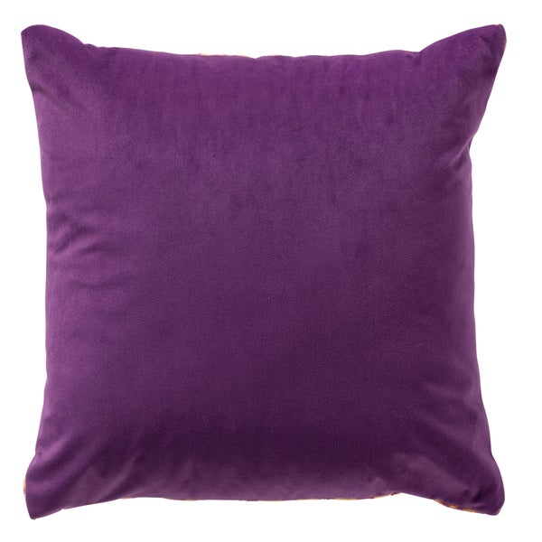 Quadratisches Zierkissen aus Samt
