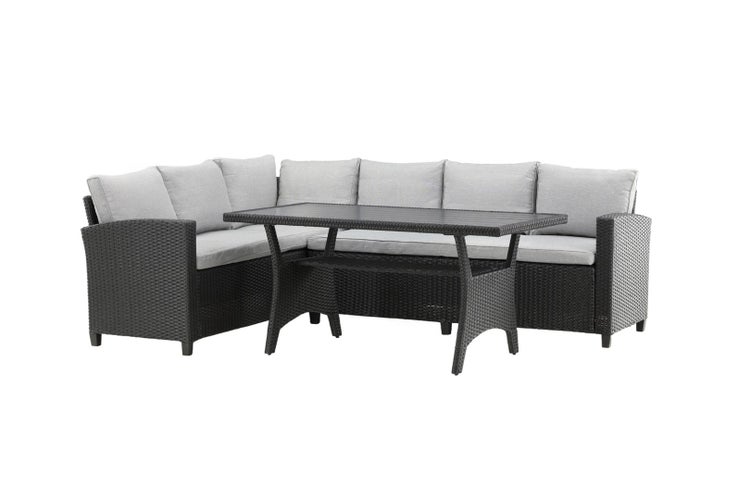Brentwood Loungeset 2 Teile grau,schwarz. 1 X 1 X 1 cm