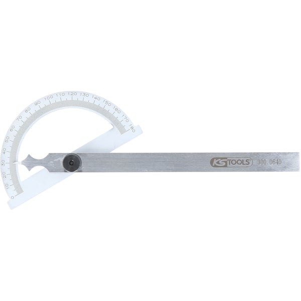 KS TOOLS Winkelgradmesser mit offenen Bogen 120 mm - 300.0640