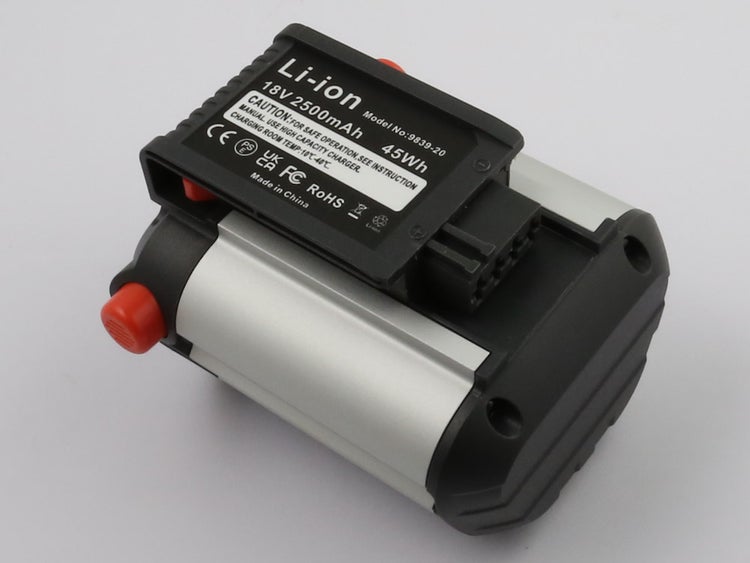 Akku passend für Gardena HeartBeat System 18V, Li-ion, 18V, 2500mAh, 45Wh