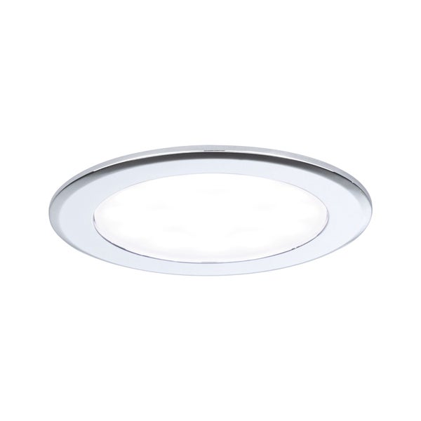 LED Möbeleinbauleuchten 3er-Set rund 65mm 3x2,5W 3x180lm 230/12V 4000K Chrom