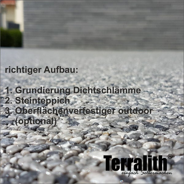 Terralith Edelsteinteppich Tigerauge 1 qm -außen-