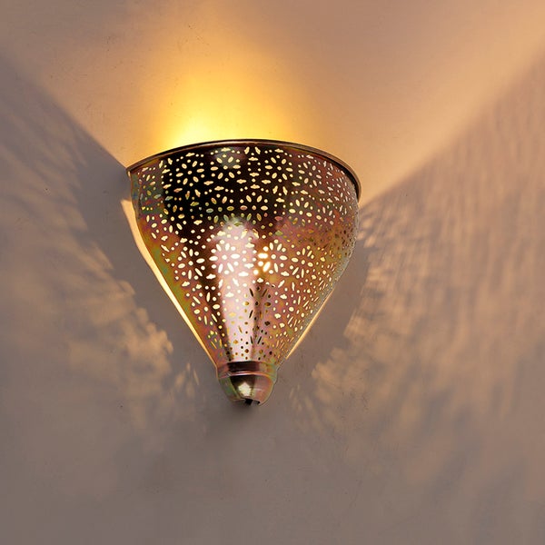 Metall Wandleuchte mit Muster für Innenräume