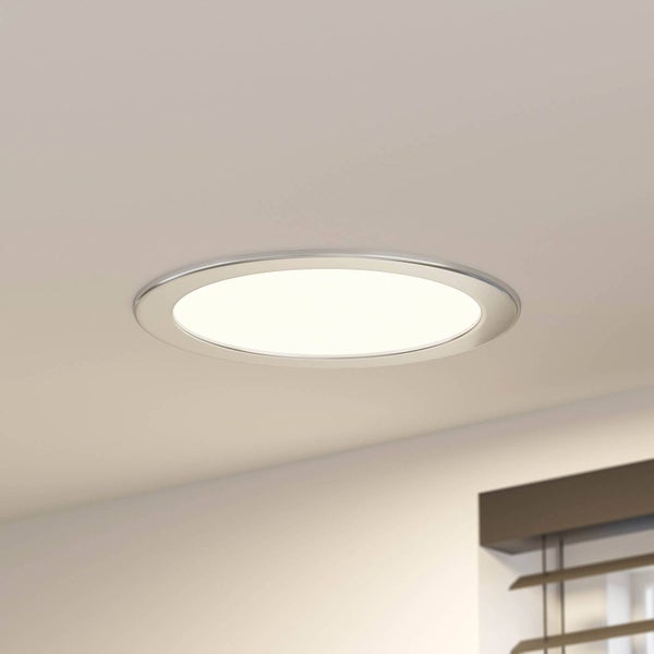 PRIOS LED Cadance (Modern) in Alu aus Aluminium (1 flammig, ) Badezimmerleuchte
