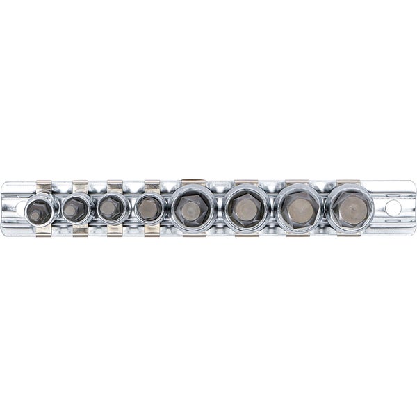 BGS Schraubenausdreher-Satz Antrieb Innenvierkant 6,3 mm (1/4) / 10 mm (3/8) für defekten Innensechskant 3 - 10 mm 8tlg. - 6847