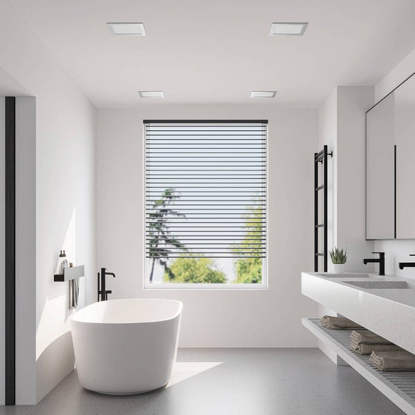 PRIOS LED Helina (Modern) in Alu (1 flammig, ) Badezimmerleuchte