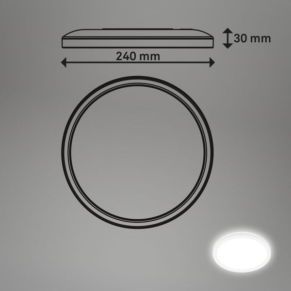 LED Deckenlampe LED Panel Deckenleuchte Flach Indirektes Licht Neutralweiß