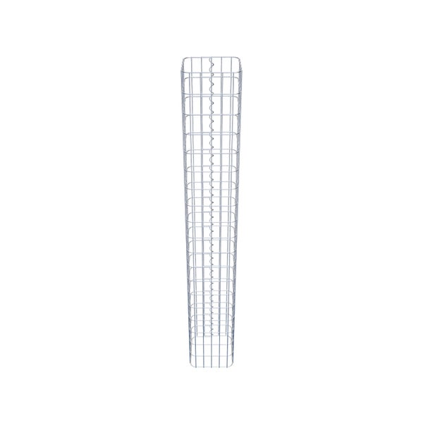 Gabionensäule 27 x 27 cm, MW 5 x 10 cm eckig - Höhe: 1,90 m