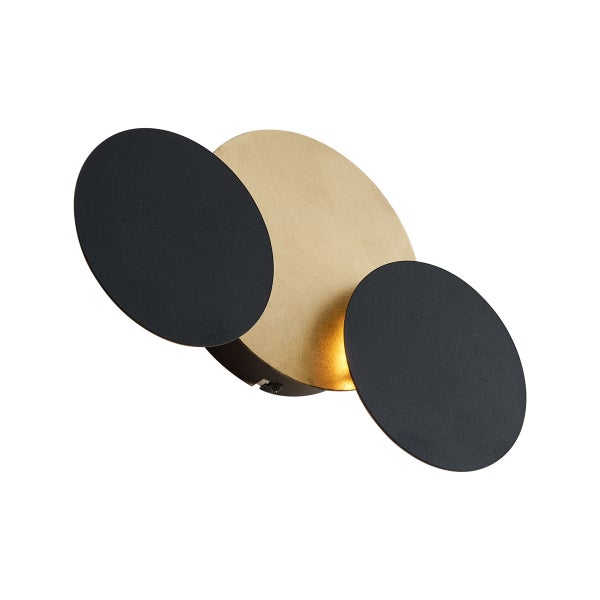 Moderne Wandleuchte mit drei runden Elementen