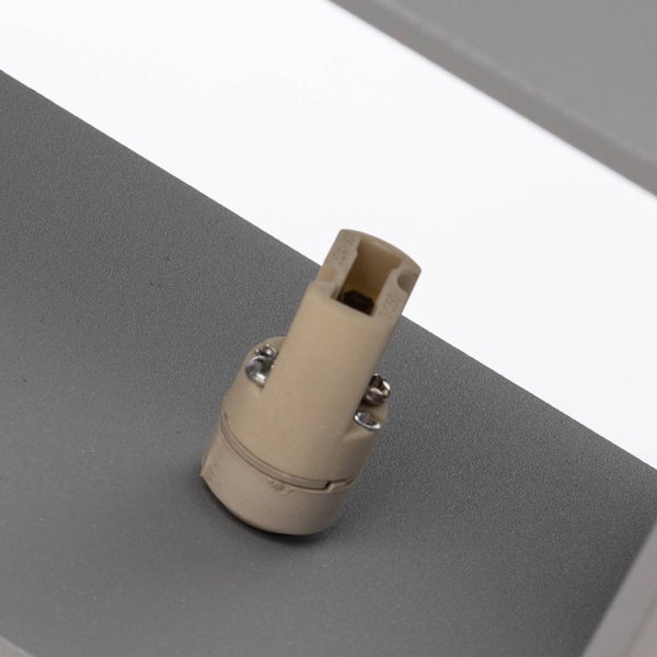 Euluna Wandleuchte, Wandlampe Innen Elestren in Alu aus Metall (2 flammig G9) - Wandstrahler Wandbeleuchtung Schlafzimmer / Wohnzimmer Wohnzimmerleuchte