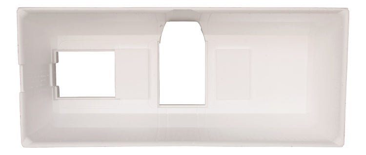 Calmwaters® Wannenträger 170 x 75 cm Modern Select, Passend für Rechteck-Badewanne 170x75 cm, Styroporträger, Schall- und wärmedämmend, Direkt verfliesbar, Badewannenträger in Weiß, 03AX4970