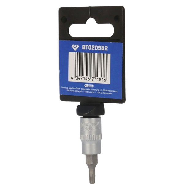BRILLIANT TOOLS 1/4 Torx-Bit-Stecknuss mit Stirnlochbohrung TB15 - BT020982