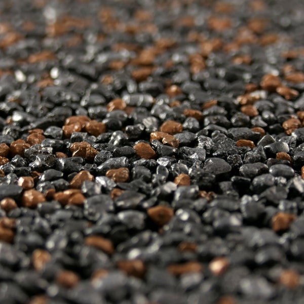 Terralith Metallic - Steinteppich metallic mix 304 für 1 qm - außen -