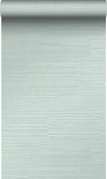 Origin Wallcoverings Tapete Steinoptik Mintgrün - 53 cm x 10,05 m - 347577