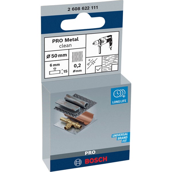 Bosch Pro Metal Lochsäge mit einem Durchmesser von 50 mm in Produktverpackung