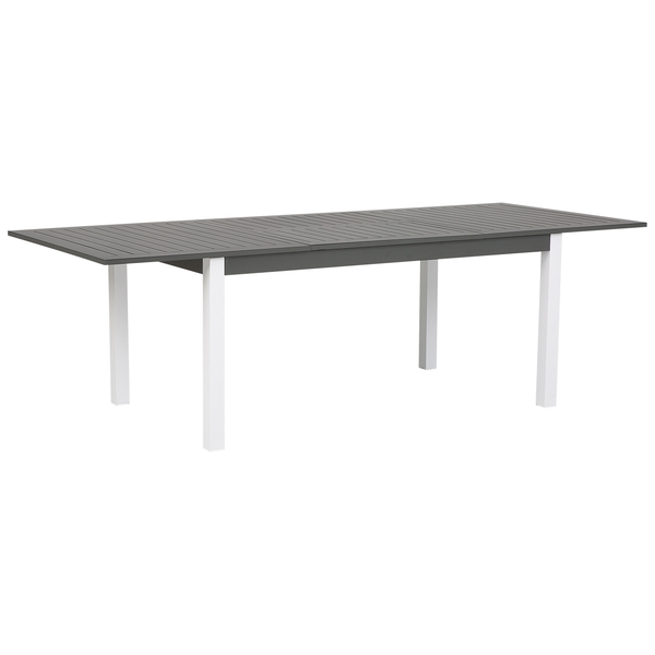 Ausziehbarer Gartentisch PANCOLE 168/248 cm 100 cm Metall Grau