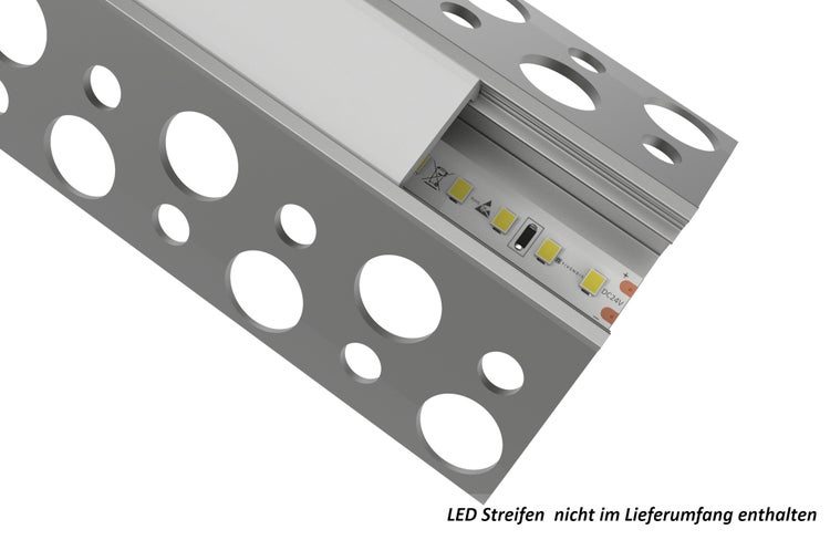 LED Profil mit LED Streifen, ohne LED Streifen