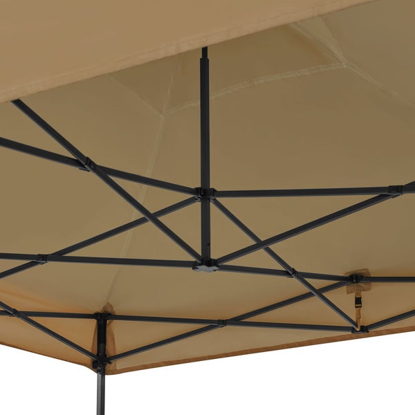 VONROC Pavillon 3x3m wasserdicht stabil - Partyzelt EasyUp System [3Min Aufbau] Popup Faltpavillon modular erweiterbar als Festival Zelt, Gartenpavillon