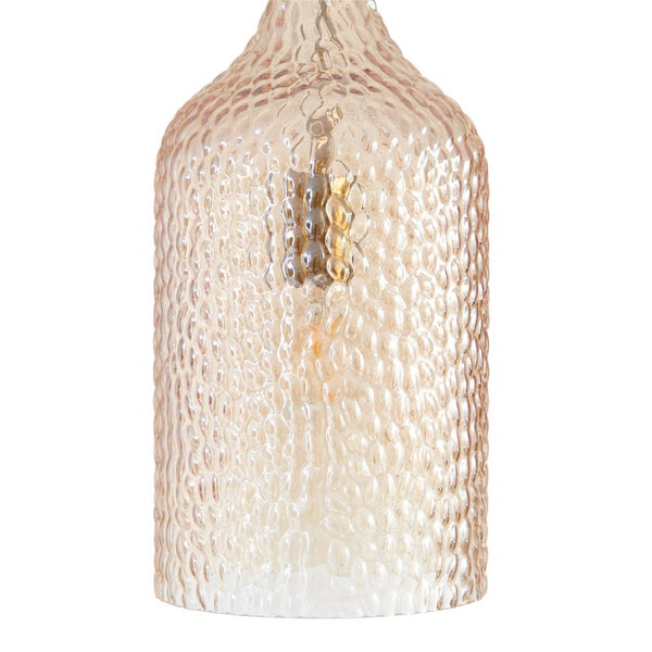 Lindby Pendelleuchte Drakar (Retro, Vintage Antik) in Creme aus Glas (1 flammig E27) - Hängelampe Esstischlampe Hängeleuchte Wohnzimmerleuchte