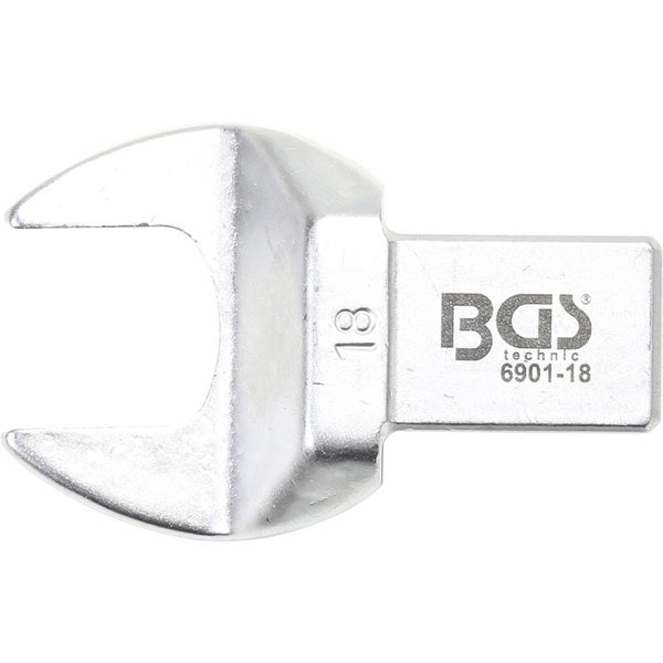 BGS Einsteck-Maulschlüssel 18 mm Aufnahme 14 x 18 - 6901-18