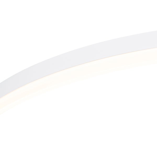 Detail einer runden LED-Deckenleuchte