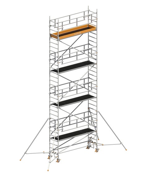 Rollgerüst mit mehreren Plattformen