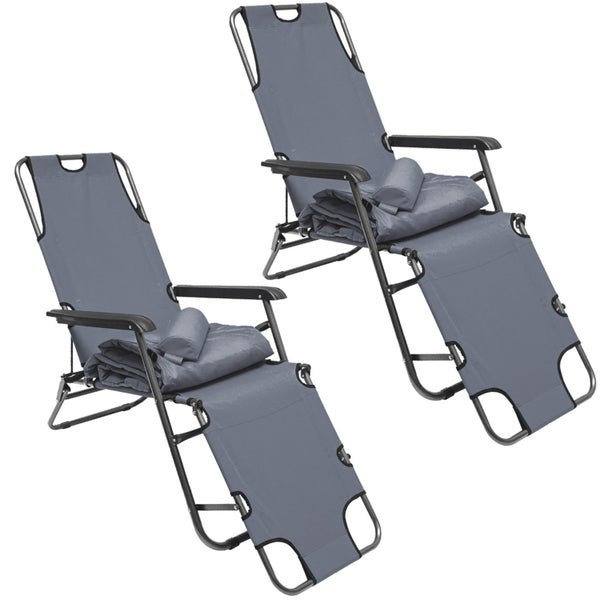 AMANKA 2er Set: 178x60 Relaxliege Garten Liegestuhl Klappbar - Gartenstuhl mit Liegefunktion - Sonnenliege Faltbar - Campingliege Leicht - Gartenliege Wetterfest Strandliege Relaxsessel Outdoor Liege
