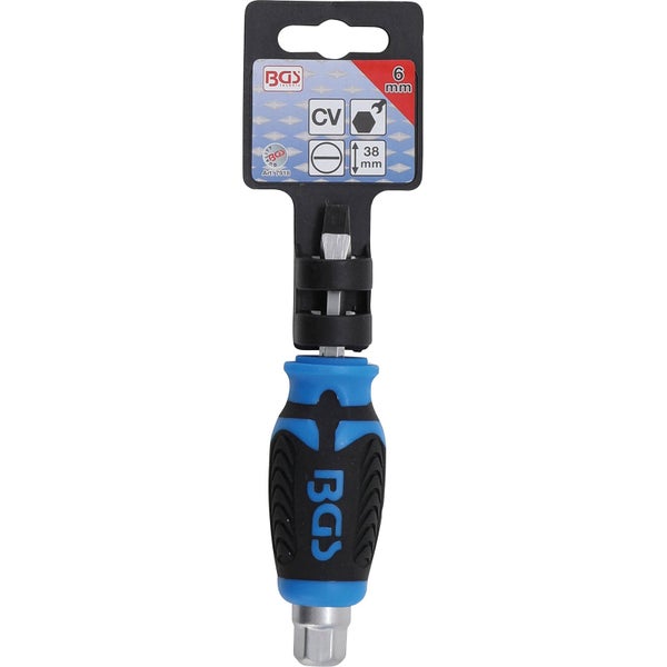 BGS Technic Schraubendreher mit 6 Millimeter Bit und 38 Millimeter Länge