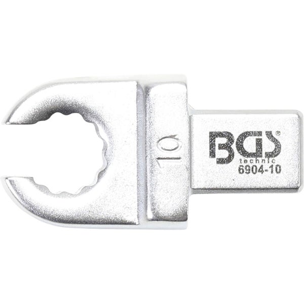 BGS Einsteck-Ringschlüssel offen 10 mm Aufnahme 9 x 12 mm - 6904-10