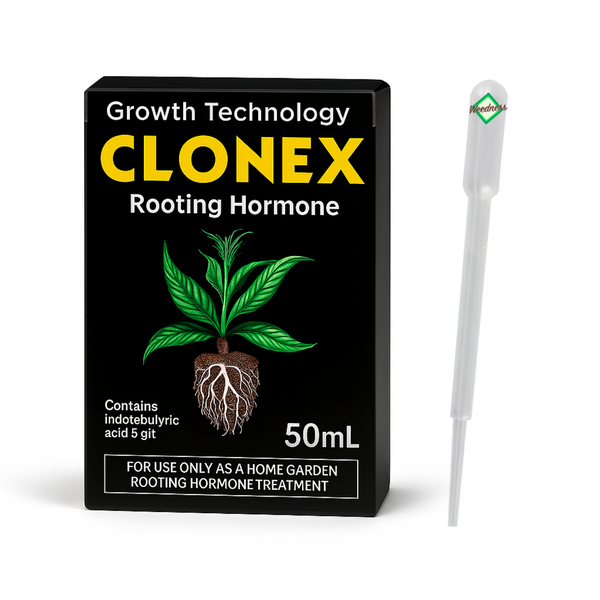 Growth Technology Clonex Bewurzelungshormon 50 Milliliter inklusive Pipette für Pflanzenstecklinge
