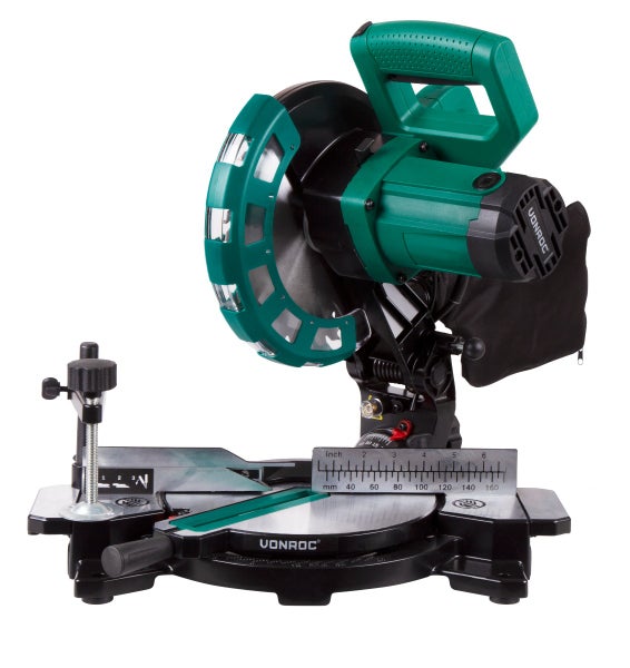 VONROC Kapp- und Gehrungssäge, Zug- und Kappsäge - Elektrische Holzsäge 1700W - 216mm mit Laser, Staubsammelbeutel - Jetzt Variante wählen