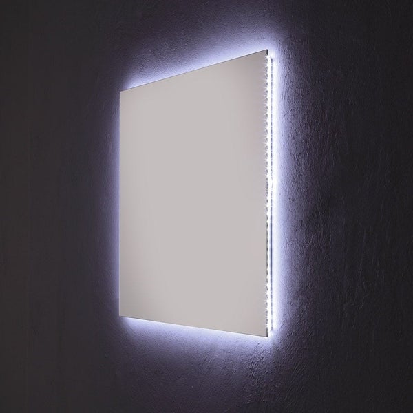 Spiegel Badezimmermöbel Reversibel 70x60 mit LED-Beleuchtung