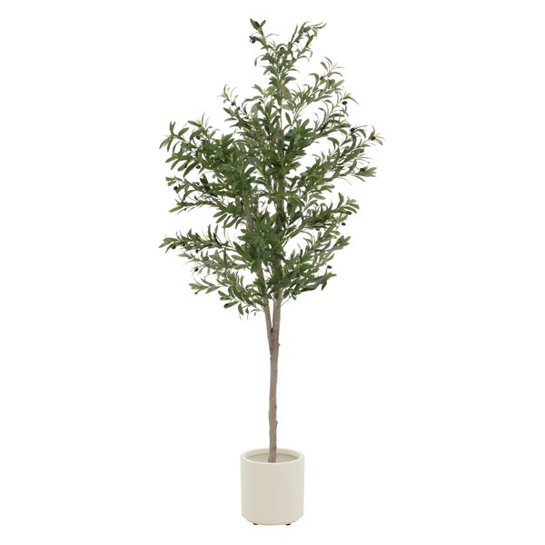 Künstlicher Olivenbaum im Topf