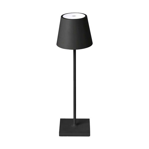 Wiederaufladbare Black Table Lamps - Desk Lamps - IP20 - 3W - 60 Lumen - 4000K