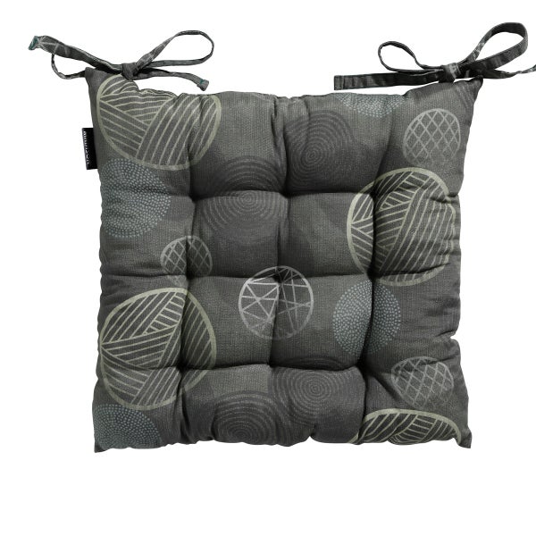 Sitzkissen Tuscany Circle grün - Ca. 46x46 cm - 4er-Set
