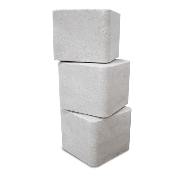 Gestapelte Beton Pflastersteine