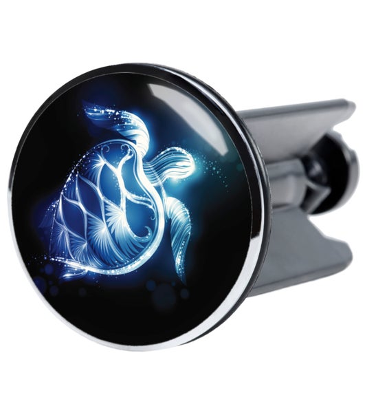 Waschbeckenstöpsel mit Schildkrötenmotiv